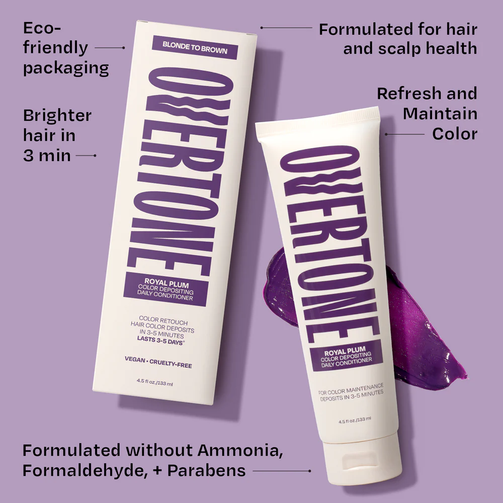 Royal Plum Color Depositing Daily Conditioner - Image 6