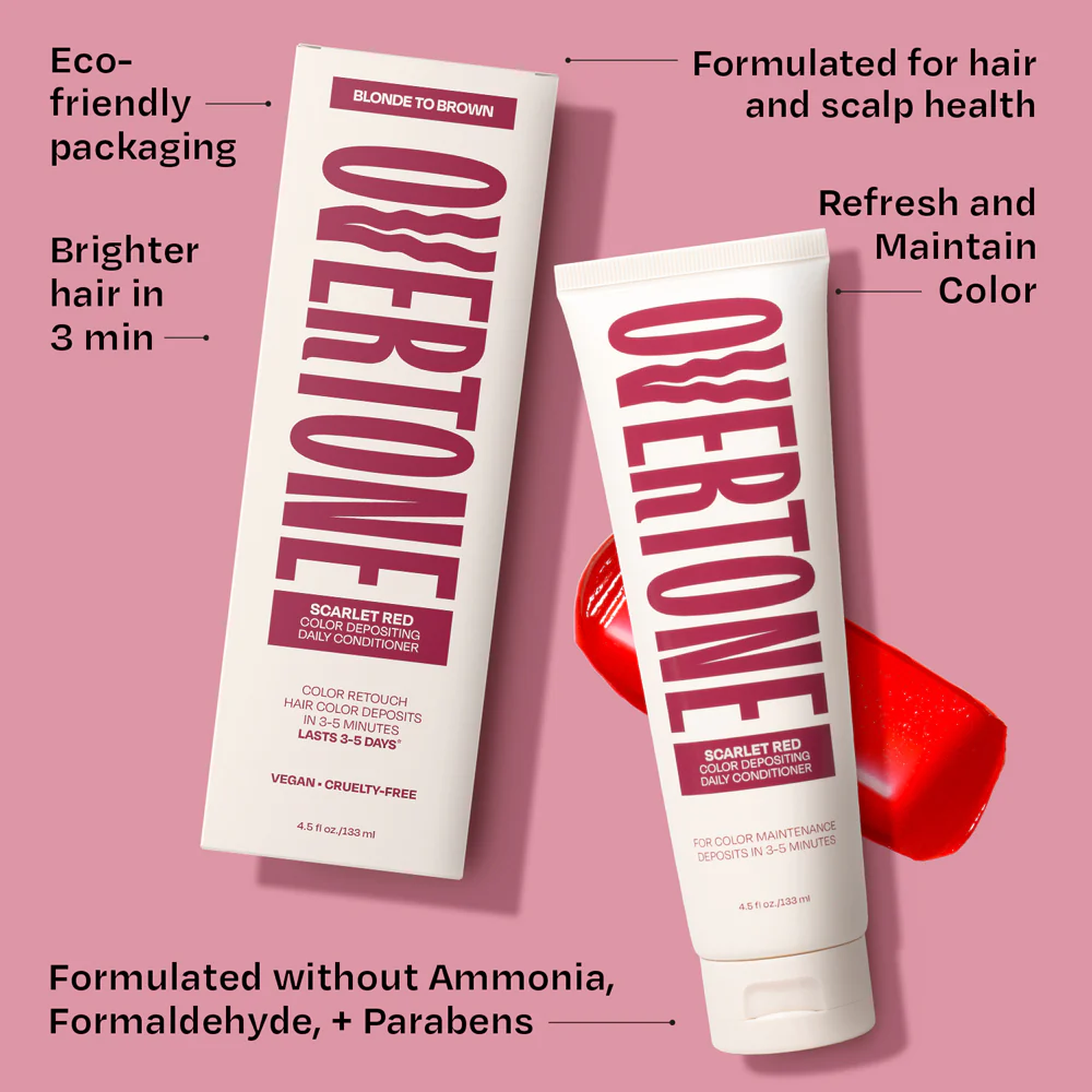 Scarlet Red Color Depositing Daily Conditioner - Image 6